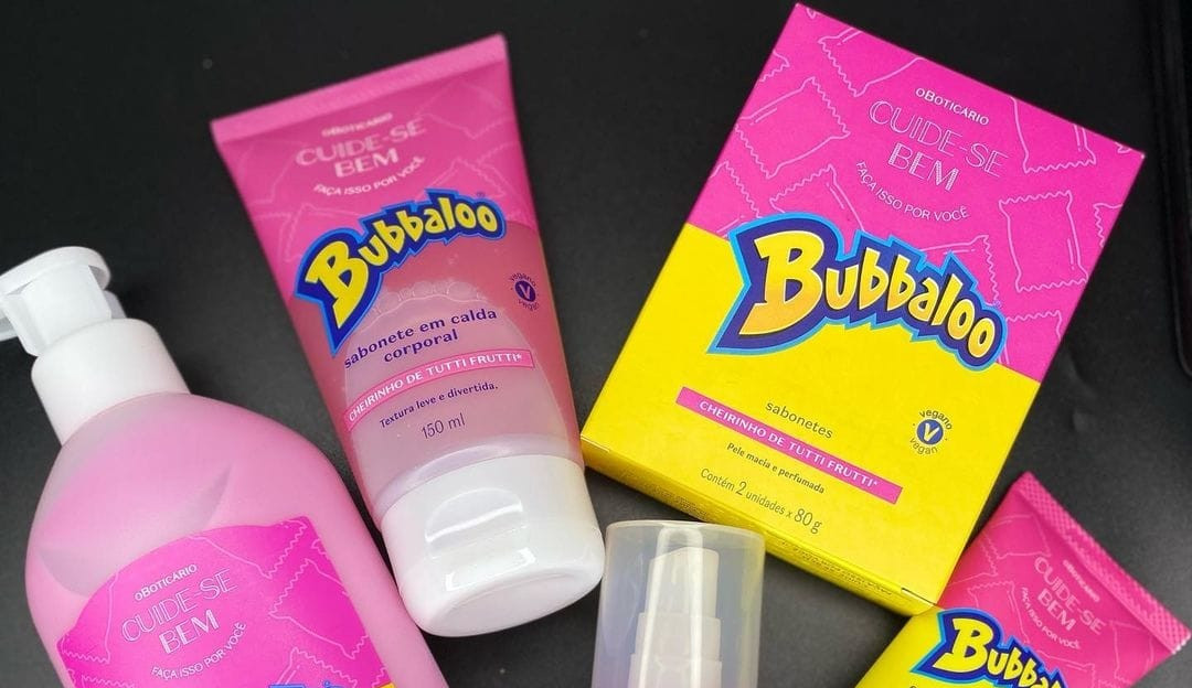 Saiba mais sobre a collab inédita entre Boticário & Bubbaloo