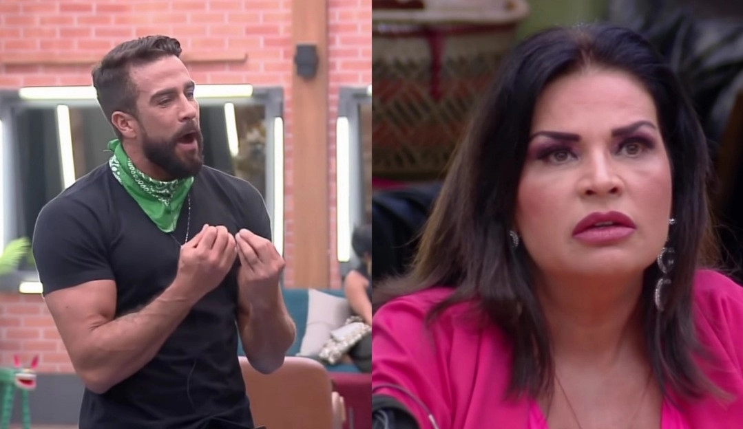 Solange e Erasmo protagonizam discussão em “/A Fazenda 13″/: “Só quer brigar com mulher”