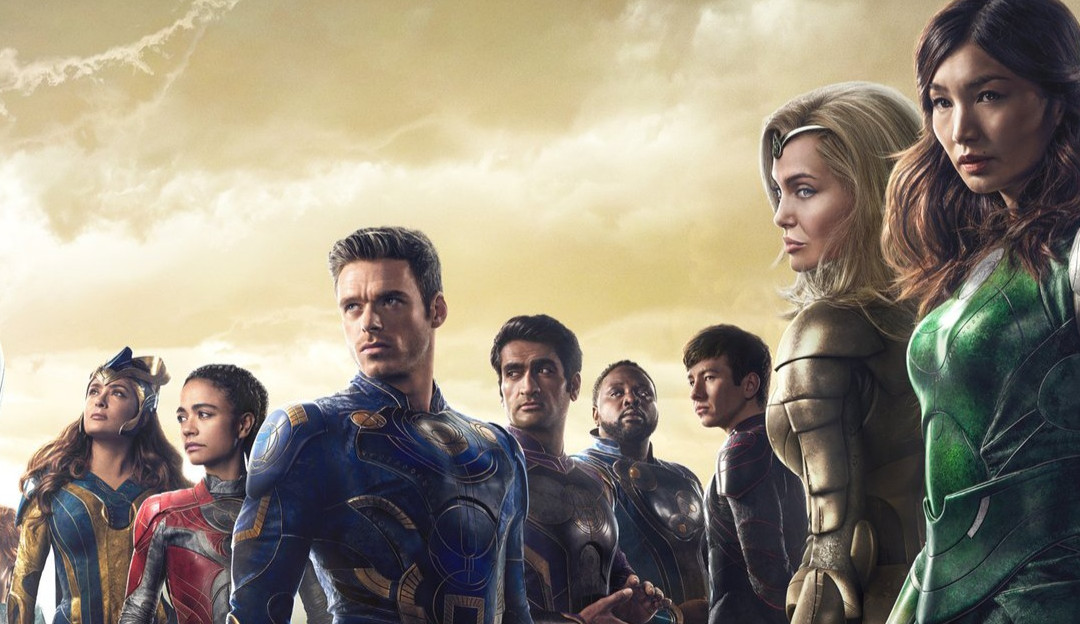 ‘Eternos”/ é o filme mais criticado da Marvel no Rotten Tomatoes