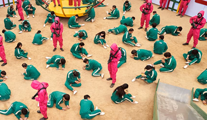 Em evento comemorativo, Netflix recria provas de Round 6