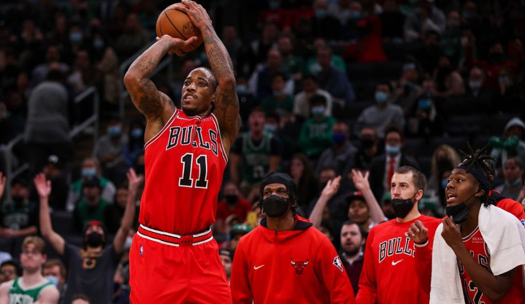 Em grande noite de DeRozan, Bulls vence o Celtics em Boston