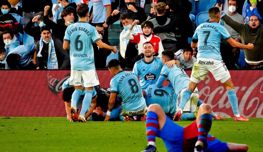 Barcelona abre 3 gols de vantagem, mas Celta empata no final