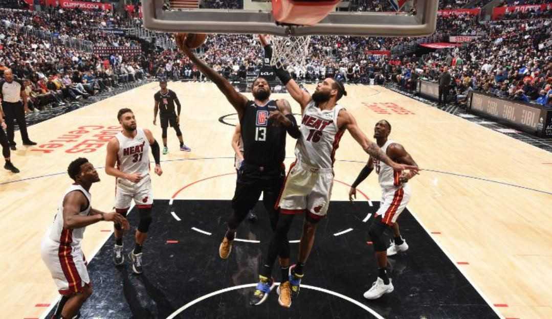 Clippers vence o Miami Heat por 112 a 109 em jogo com emoção até o final
