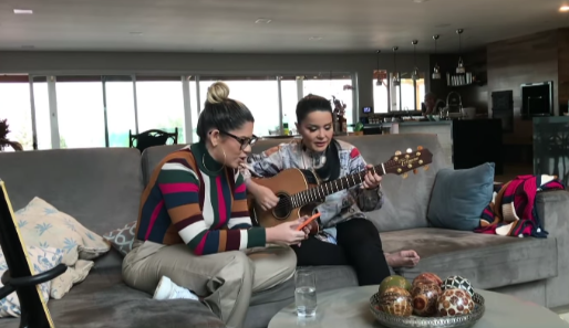 Maiara publica vídeos inéditos com Marília Mendonça em ensaio do “/Patroas 35%”/