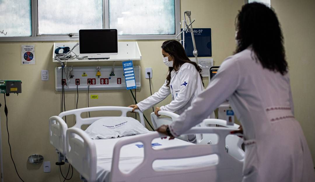 Hospital de referência para Covid-19 no Rio zera internações