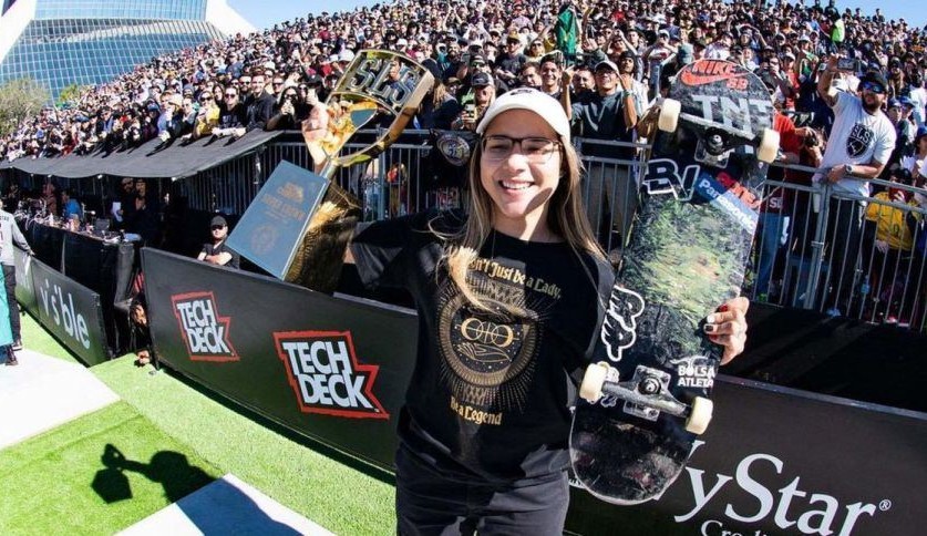 Pâmela Rosa se consagra bicampeã mundial de Skate Street