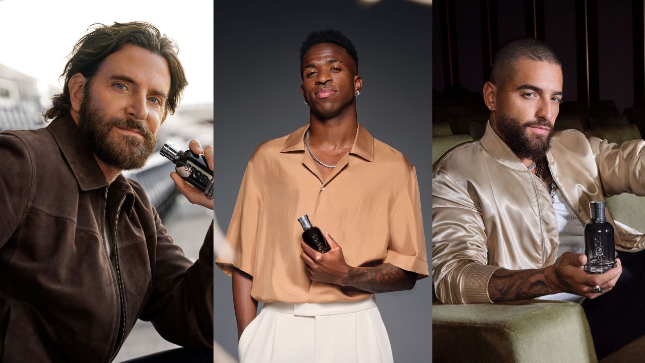 Bradley Cooper, Vini Jr. e Maluma estrelam nova campanha da Boss

Reprodução | Fragantica