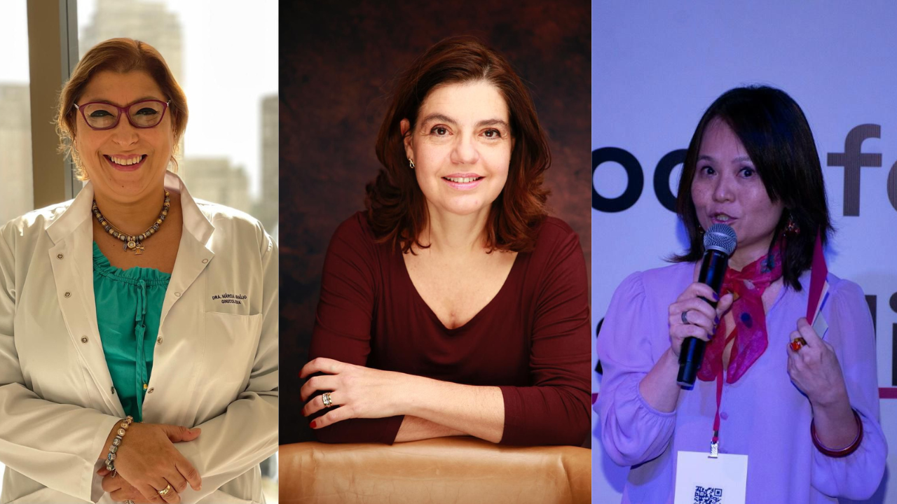 Márcia Pereira de Araújo, Renata Di Francesco e Cassia Regina Suziki | Reprodução/Divulgação