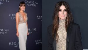 Em entrevista, Dakota Johnson revela que recebeu mensagem de Sandra Bullock após Framboesa de Ouro