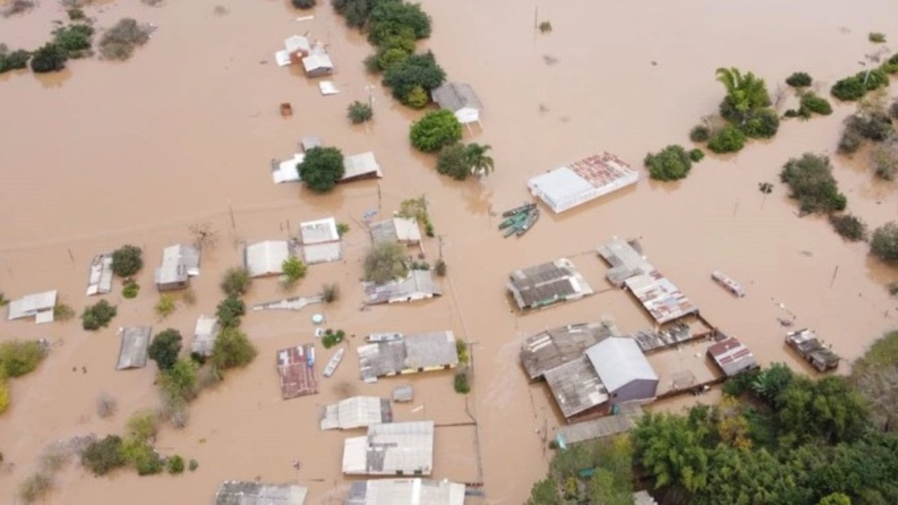 Enchente no Rio Grande do Sul | Reprodução/X/@metsul