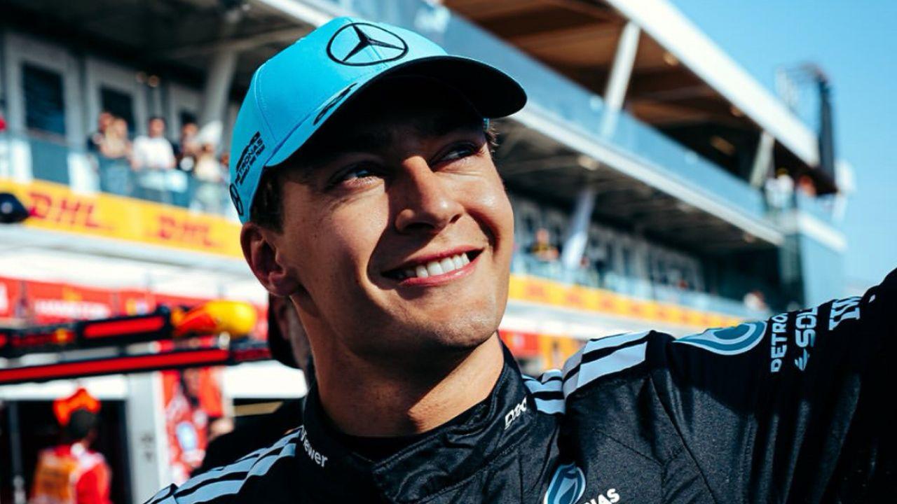 Piloto da Mercedes, George Russell Reprodução/Instagram/@mercedesamgf1