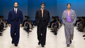Giorgio Armani relembra passado em sua nova coleção
