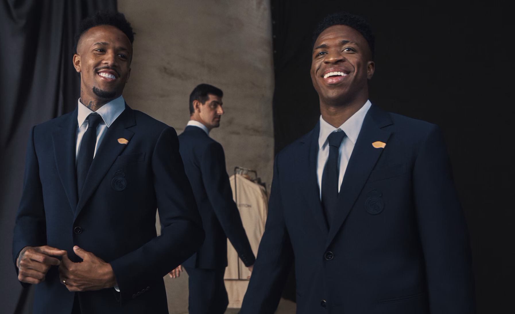 Jogadores do Real Madrid vestidos com Louis Vuitton I Reprodução/Divulgação/Louis Vuitton