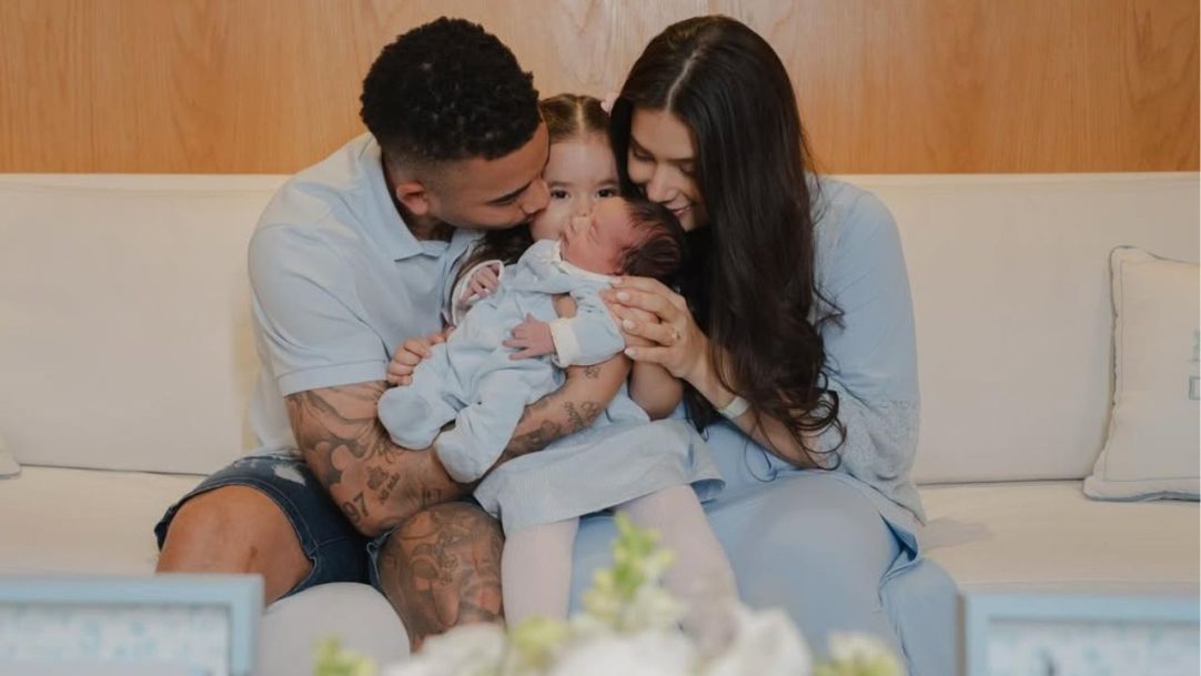 Nasce Daniel, segundo filho de Gabriel Jesus e Raiane Lima