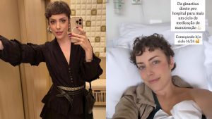 Fabiana Justus comemora evolução no tratamento contra câncer