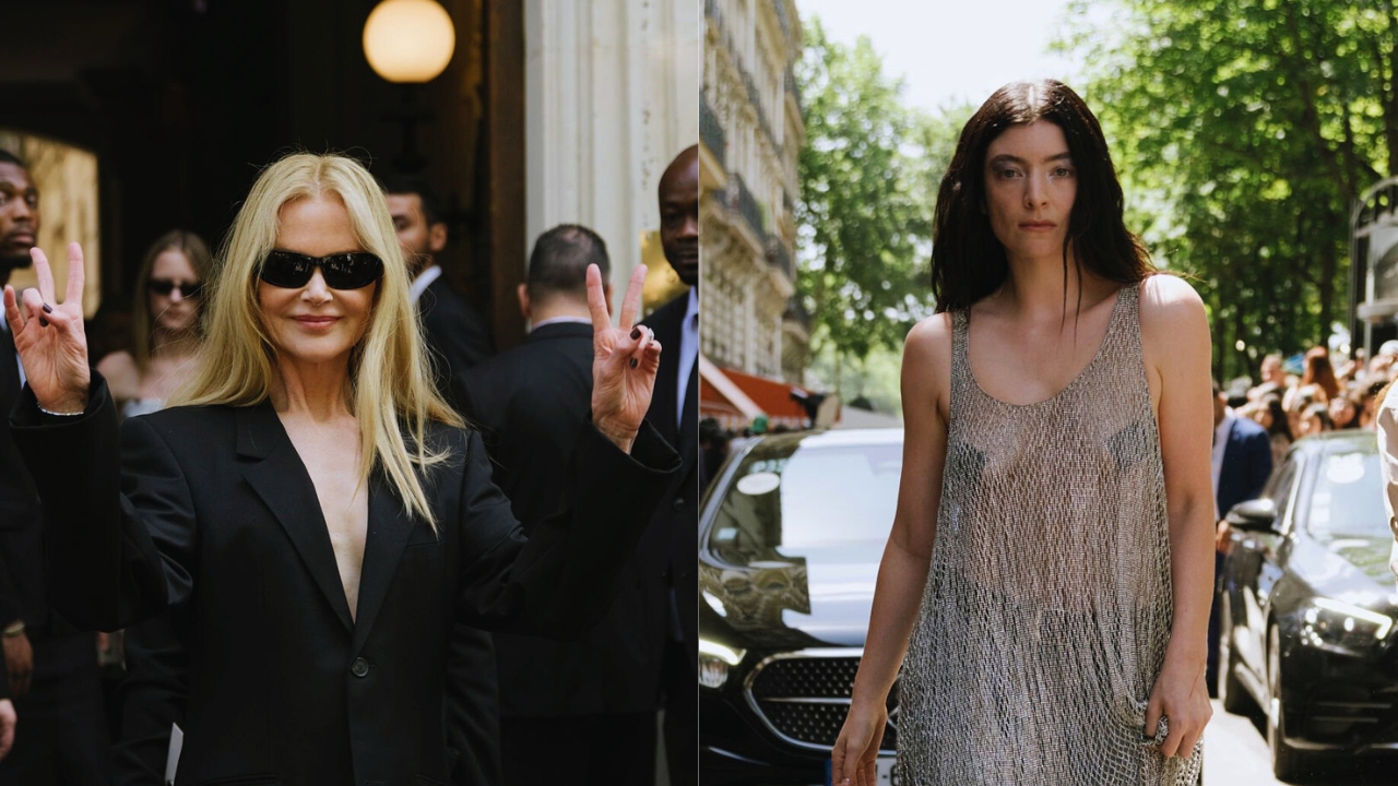 Nicole Kidman e Lorde chamam atenção com estilo e atitude nas ruas de Paris durante a semana de alta-costura | Reprodução/Vanni Bassetti/Getty Images Embed