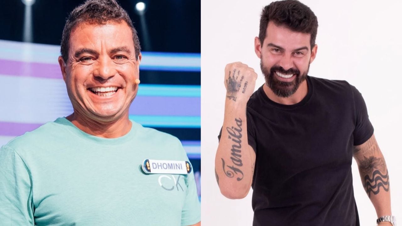 Dhomini e Radamés em fotos antes do Power Couple | Reprodução/instagram/@dhomini_adriana/@radamesmartins