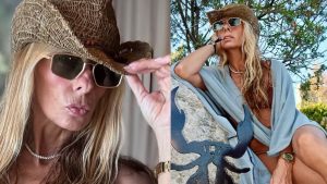 Adriane Galisteu rebate críticas à magreza e faz topless em viagem