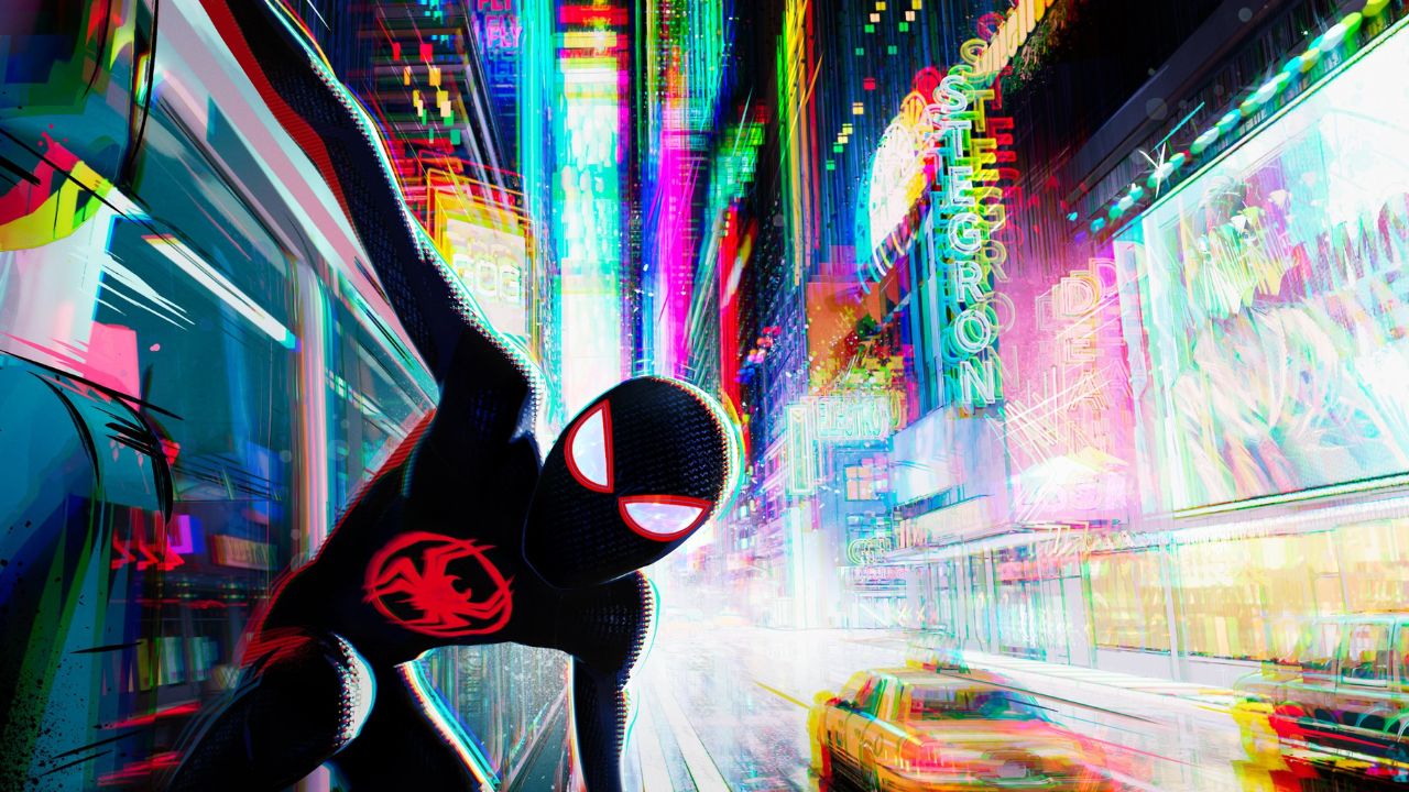 Miles Morales em nova imagem divulgada de "Homem-Aranha: Além do Aranhaverso" | Reprodução/X/SonyPictures 