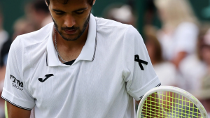 Tenista português homenageia Diogo Jota em Wimbledon
