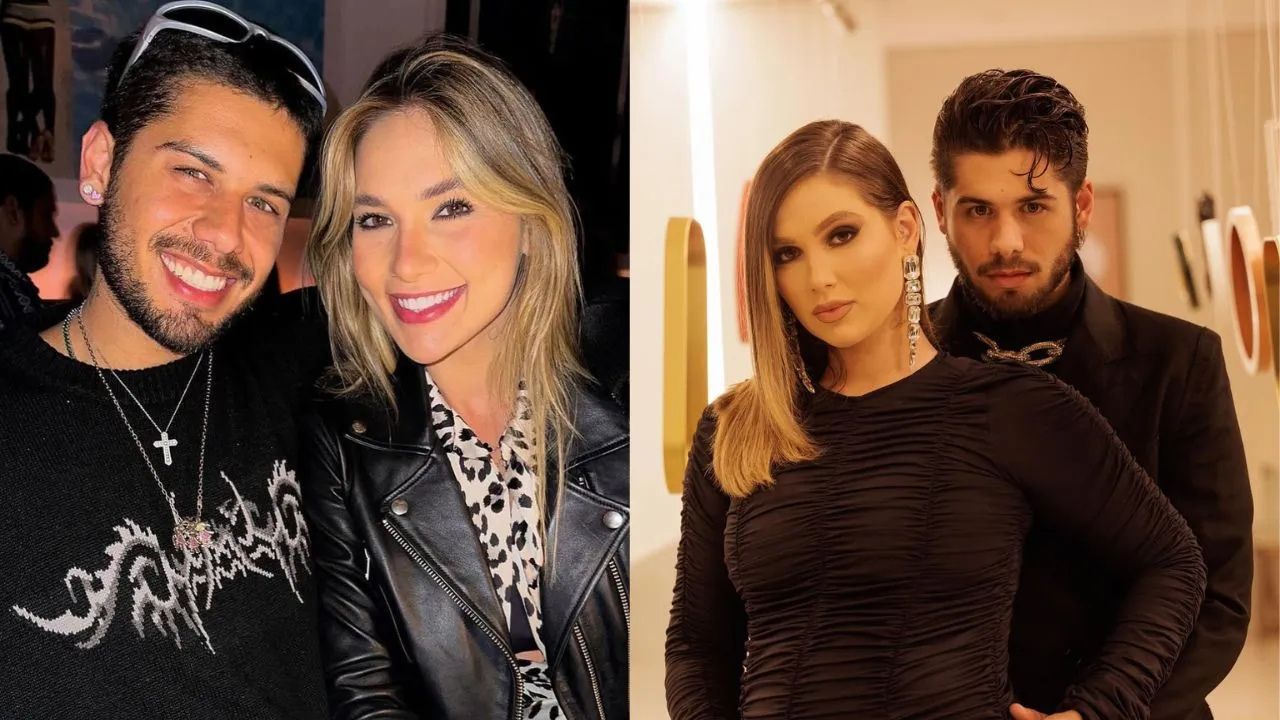 Cantor Zé Felipe parabeniza Virginia Fonseca pelo videoclipe no YouTube | Reprodução/Instagram/@zefelipe/@virginia