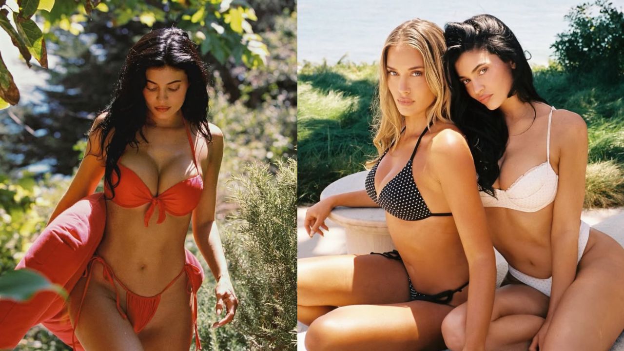 Kylie Jenner e Francesca Aiello para campanha da Khy com a Frankies Bikinis | Reprodução/ Instagram/@francescaaiello