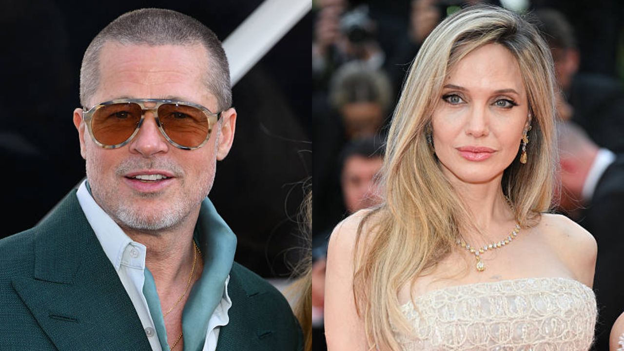 Brad Pitt e Angelina em fotos de paparazzi | Reprodução/Getty Images/Karwai Tang/Dominique Charriau