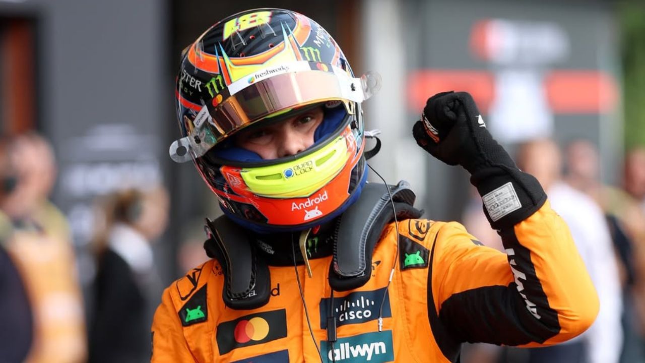 Oscar Piastri cravou a pole position para a corrida sprint do GP da Bélgica I Reprodução/Instagram/@f1