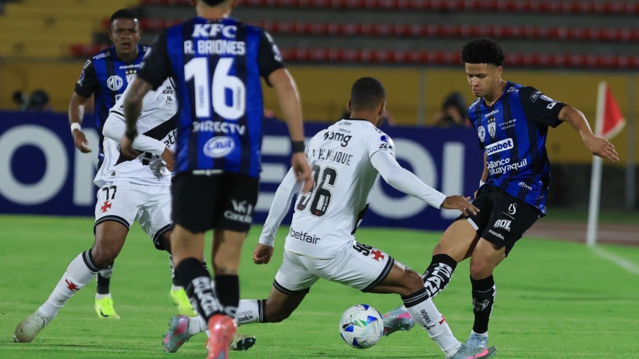 Vasco e Independiente pela Sulamericana | Reprodução/X/@IDV_EC