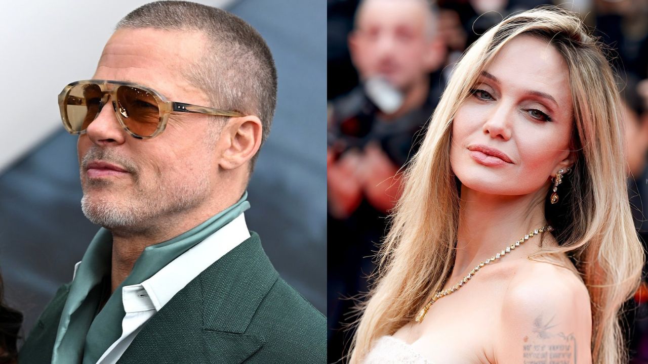 Brad Pitt e Angelina Jolie  | Reprodução/Instagram/@bradpittofflcial/X/@atelierejolie