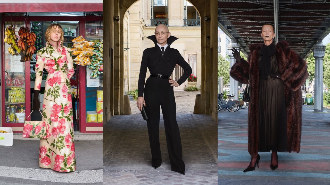 Três dos 39 looks da coleção de despedida da Balenciaga de Demna Gvasalia | Reprodução/Instagram/@balenciaga