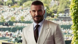 David Beckham usa look da Boss em torneio de Tênis