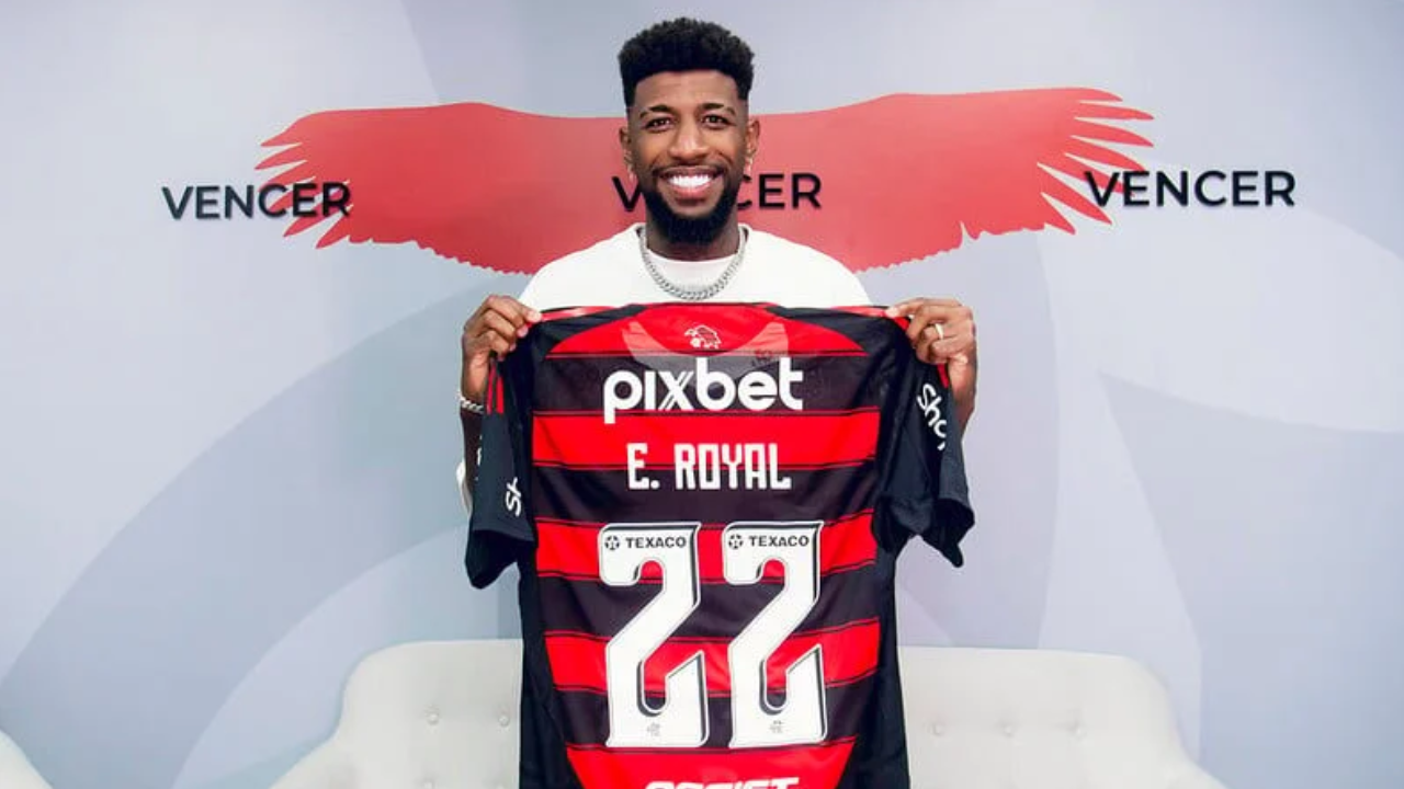 Emerson Royal, novo camisa 22 do Flamengo | Reprodução/Adriano Fontes/Flamengo
