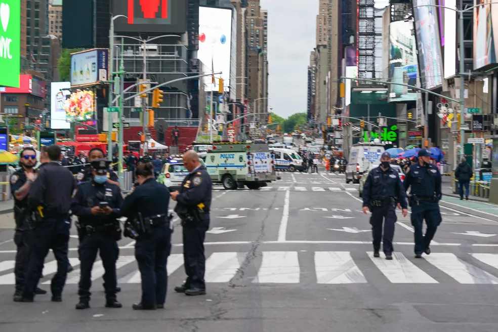Tiroteio em Times Square deixa feridos | Reprodução/David Dee Delgado/Getty Images/AFP