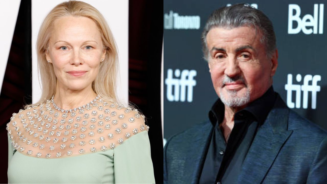 Pamela Anderson e Sylvester Stallone | Reprodução/ Taylor Hill/ Ryan Emberley/ Getty Images Embed