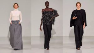 Volumetria artesanal e silhuetas etéreas marcam retorno de Freya Dalsjø