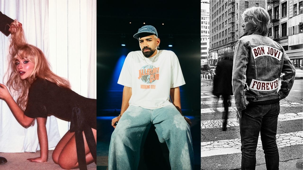 Sabrina Carpenter, Dilsinho, Bon Jovi | Reprodução/ Instagram/ @sabrinacarpenter/ FLAVIO SALES/ @bonjovi