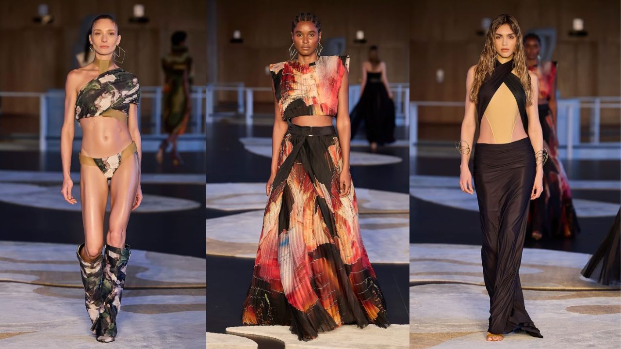 Desfile da coleção Verão 2026 de Lenny Niemeyer | Reprodução/Zé Takahashi/FFW
