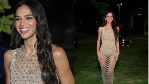 Bruna Marquezine celebra 30 anos com look transparente e festa luxuosa na ilha Fiscal