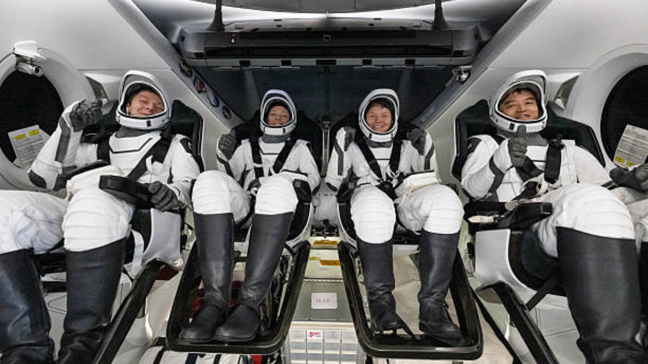 Pouso da tripulação da Crew-10 | Reprodução/NASA/ Handout/Getty Images Embed