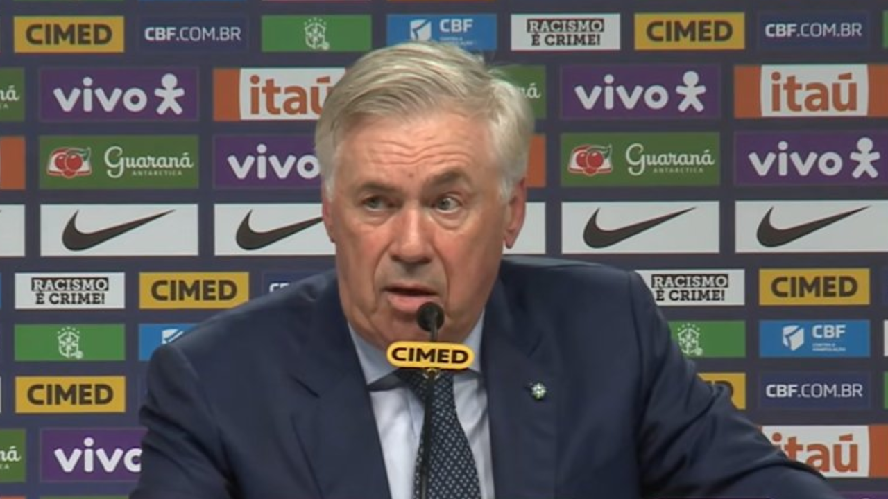 Carlo Ancelotti | Reprodução/X/CBF