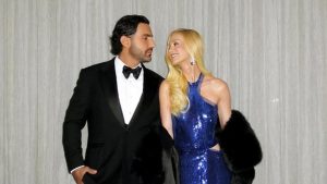 Marina Ruy Barbosa e o noivo Abdul Fares curtem festa juntos