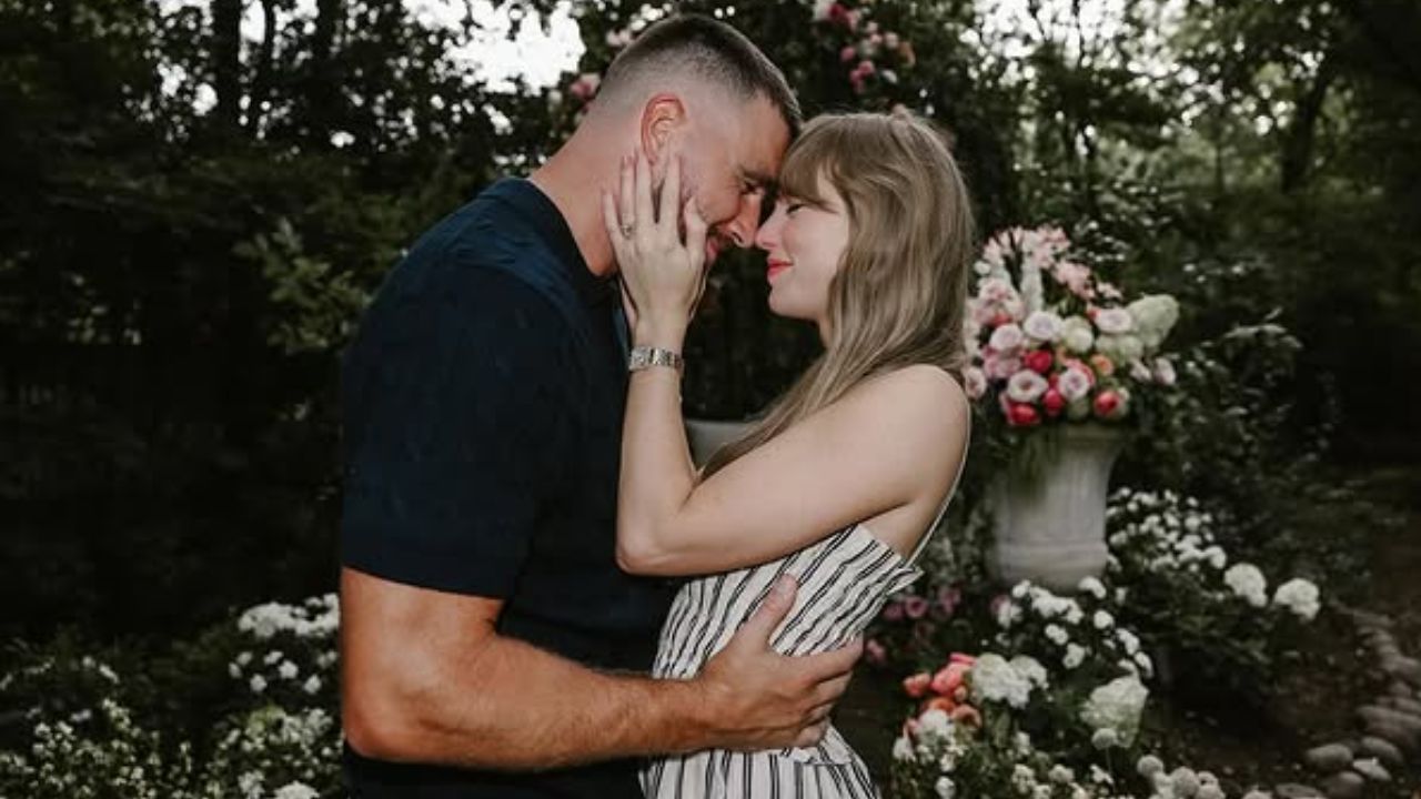 Taylor Swift e Travis Kelce | Reprodução/Instagram/@TaylorSwift
