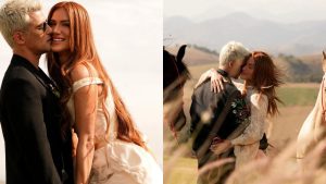 Giovanna Ewbank mostra fotos da renovação de casamento com Bruno Gagliasso