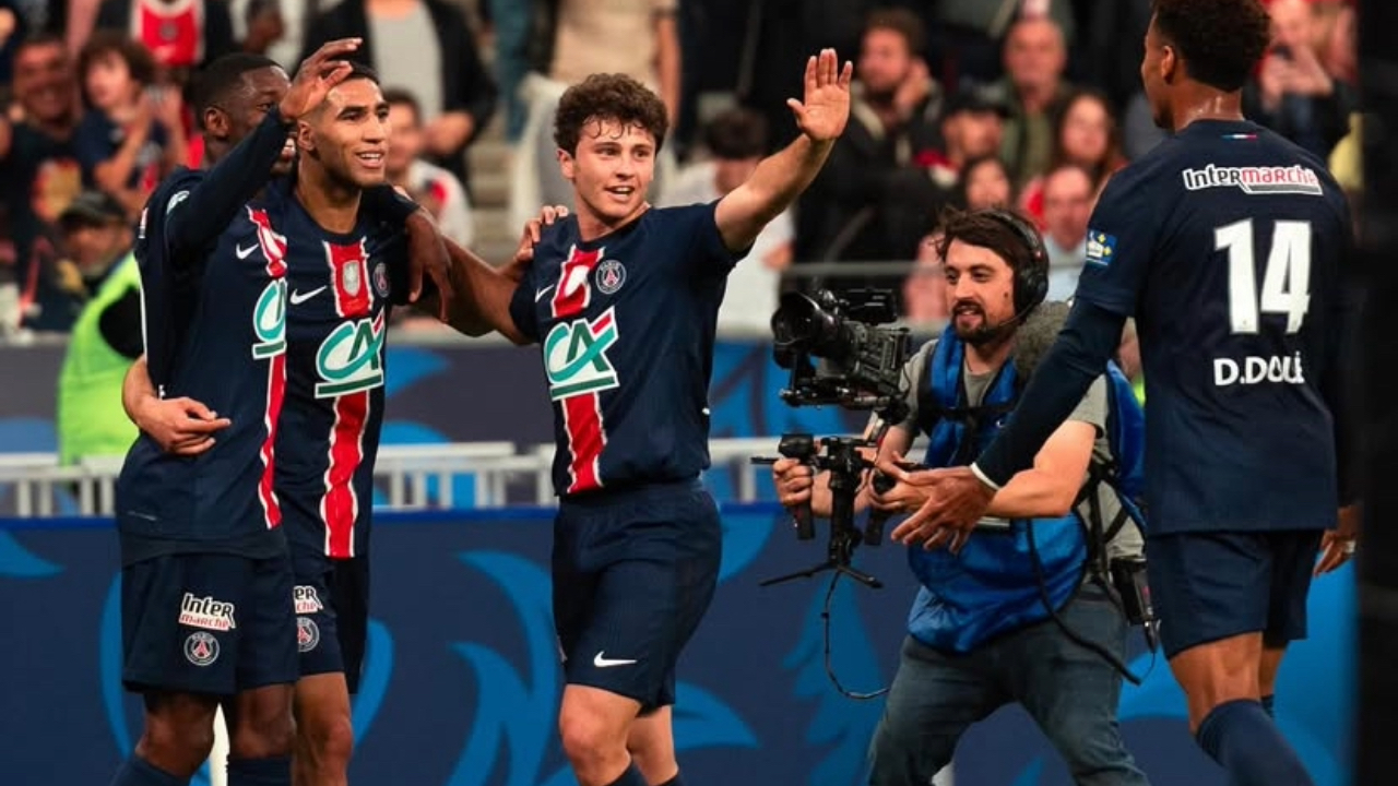 Jogadores do PSG comemoram gol em temporada histórica | Reprodução/Instagram/@psg