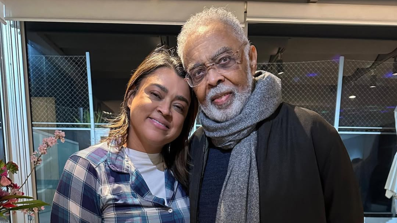 Gilberto Gil ao lado de Preta Gil | Foto: Reprodução/Instagram/@pretagil