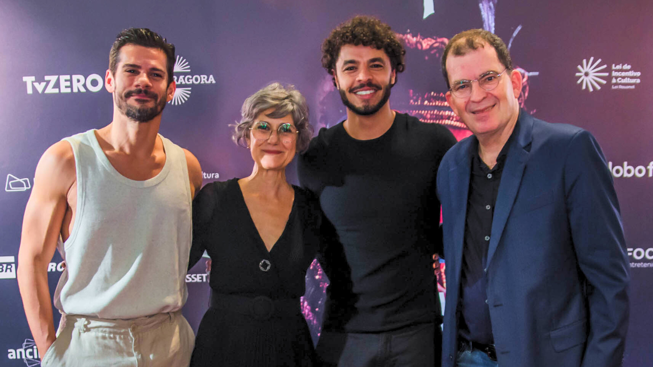 Thiago Soares, Helena Varvaki, Matheus Abreu e Marcos Schechtman | Foto: Anette Alencar