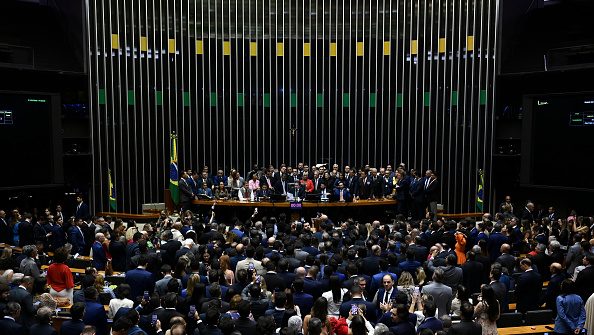 Eleição do Hugo Motta Presidente da
Câmara dos Deputados l Reprodução/ Ton Molina/Bloomberg via Getty Images Embed