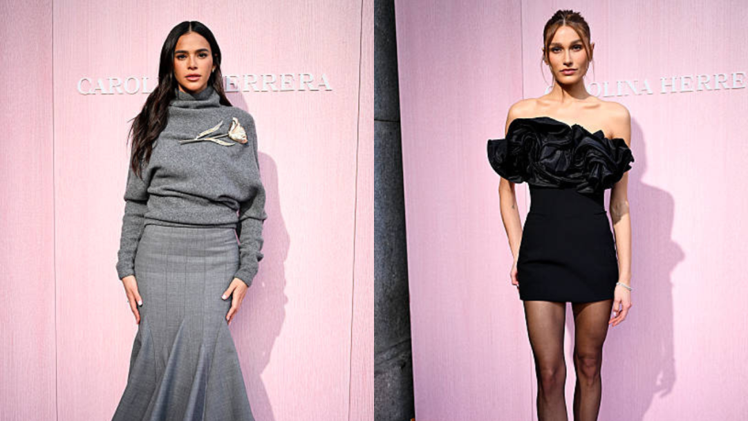 Bruna e Sasha brilham em desfile internacional