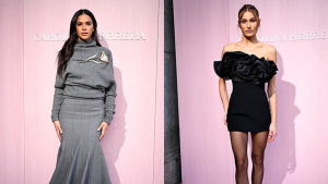 Bruna e Sasha brilham em desfile internacional